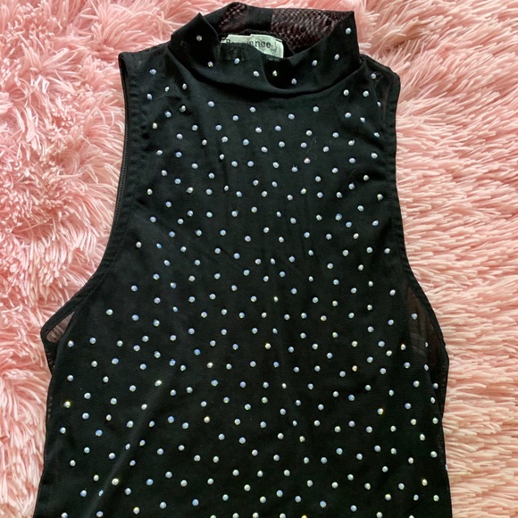 Glitter/jewel body suit from dolls kill - Picture 2 of 4